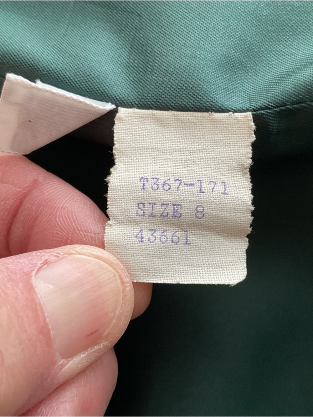 Pendleton Women’s Pure Virgin Wool Green Blazer. Size 8. - Picture 7 of 8